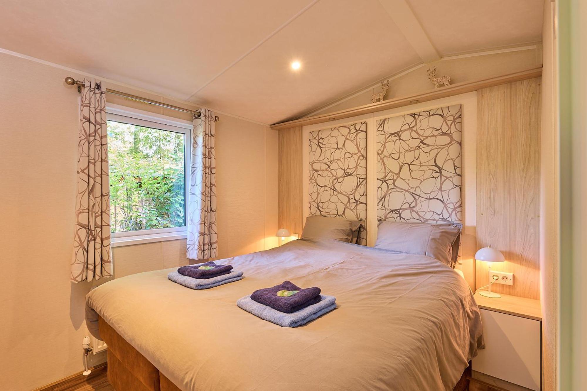 Chalet Huisje Bella Op De Veluwe Max 2 Volwassene ベークベーゲン エクステリア 写真