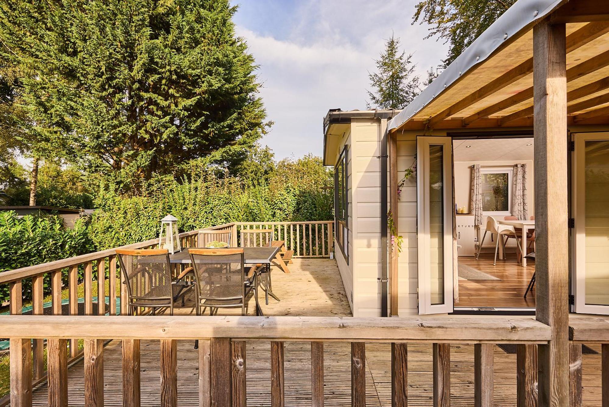 Chalet Huisje Bella Op De Veluwe Max 2 Volwassene ベークベーゲン エクステリア 写真
