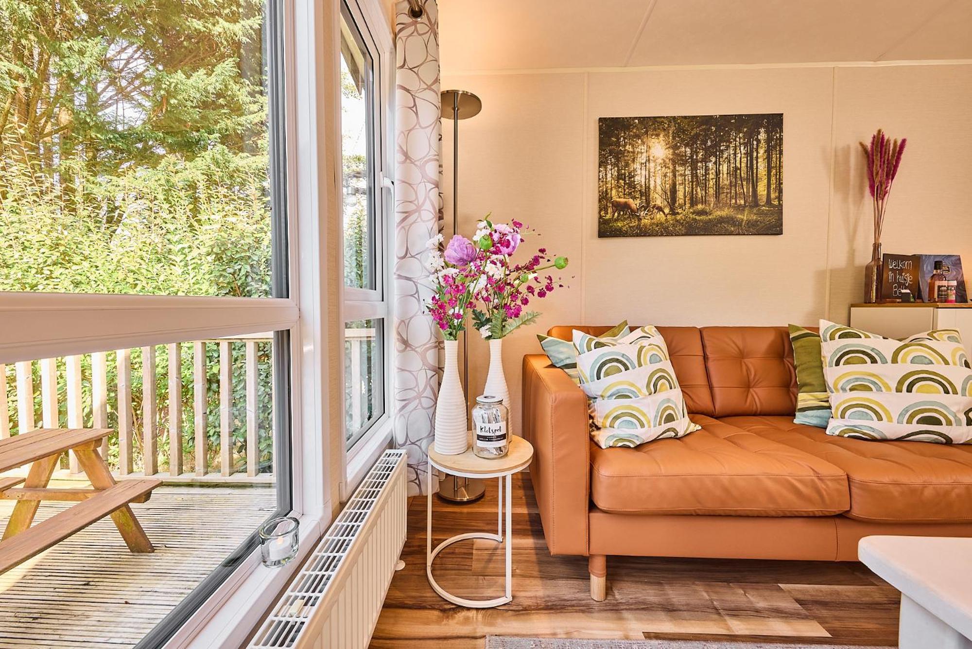 Chalet Huisje Bella Op De Veluwe Max 2 Volwassene ベークベーゲン エクステリア 写真