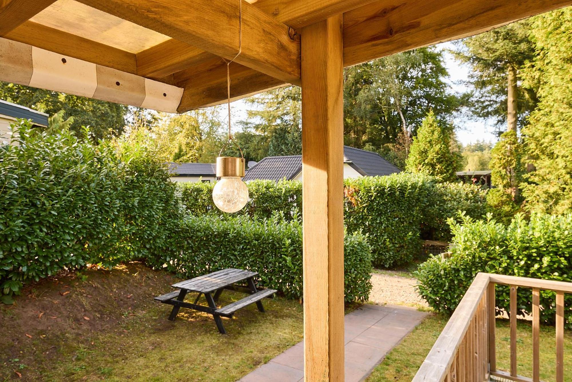 Chalet Huisje Bella Op De Veluwe Max 2 Volwassene ベークベーゲン エクステリア 写真
