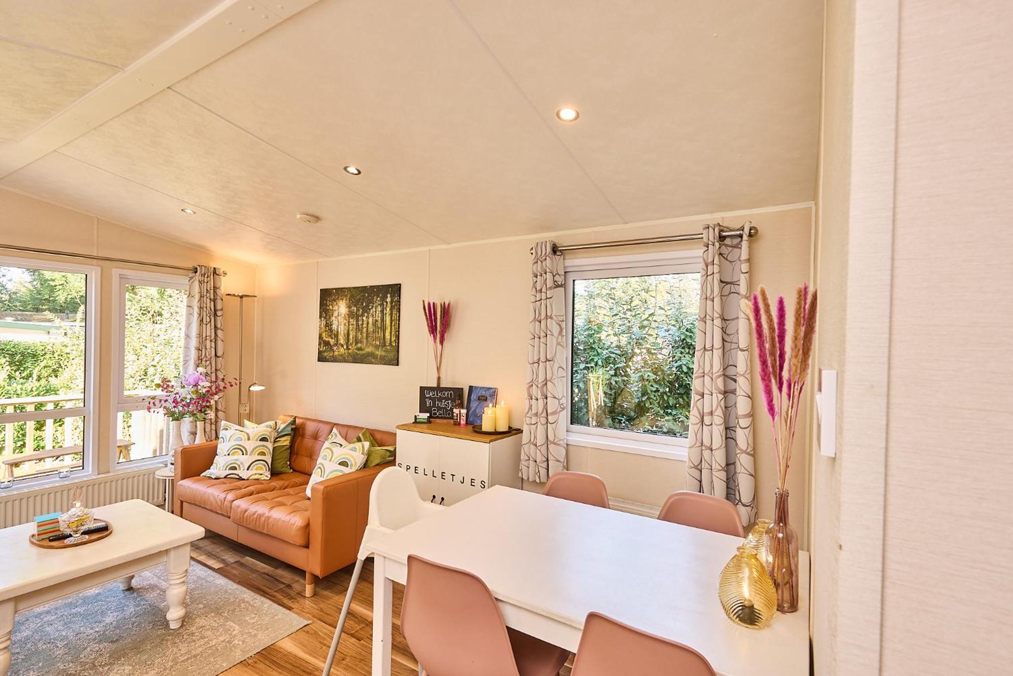 Chalet Huisje Bella Op De Veluwe Max 2 Volwassene ベークベーゲン エクステリア 写真