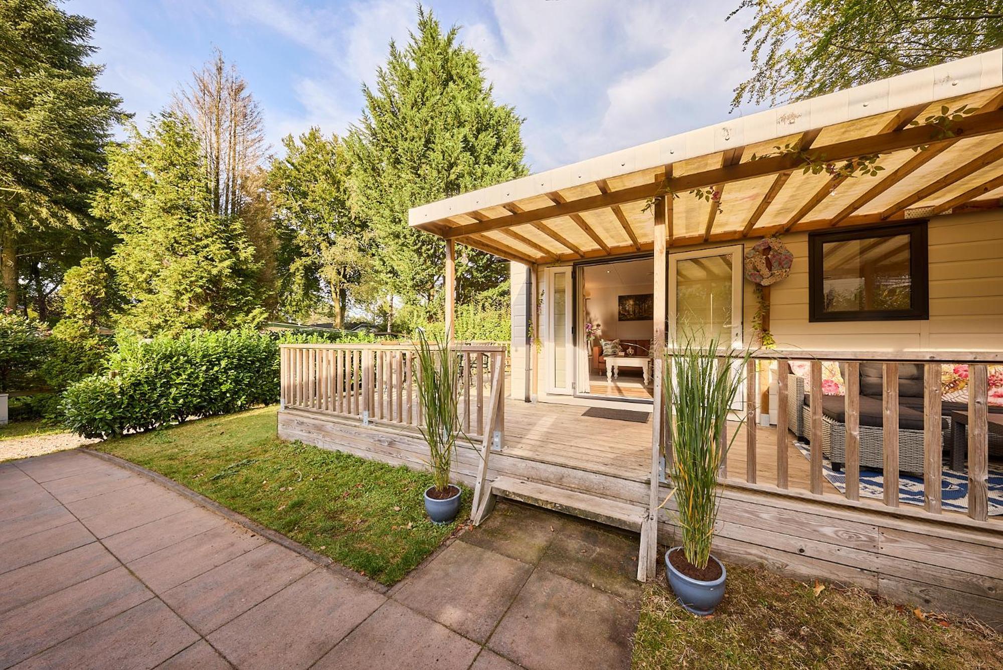 Chalet Huisje Bella Op De Veluwe Max 2 Volwassene ベークベーゲン エクステリア 写真