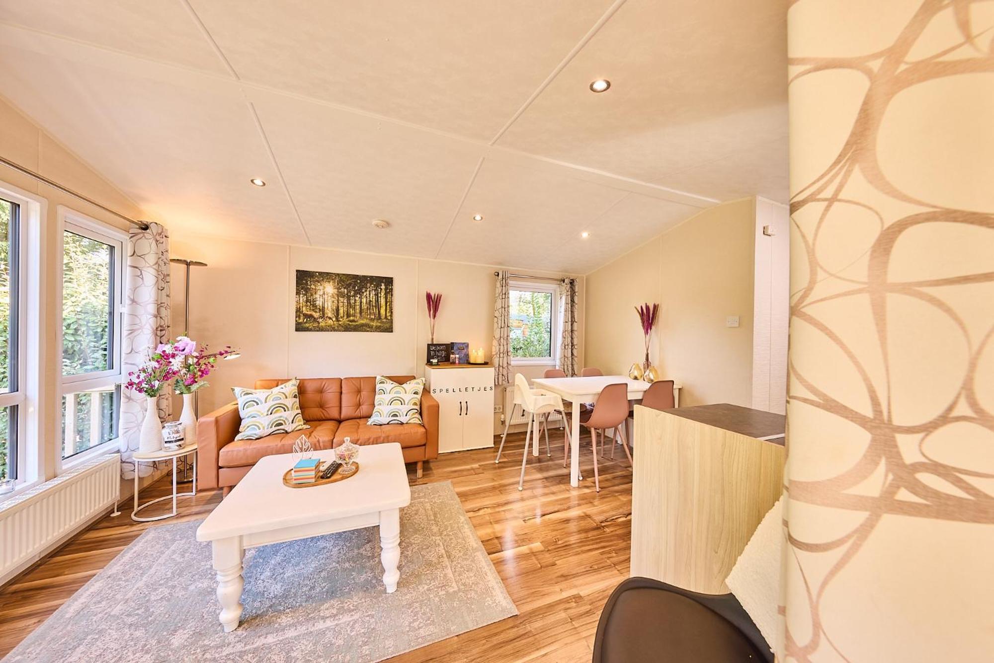Chalet Huisje Bella Op De Veluwe Max 2 Volwassene ベークベーゲン エクステリア 写真