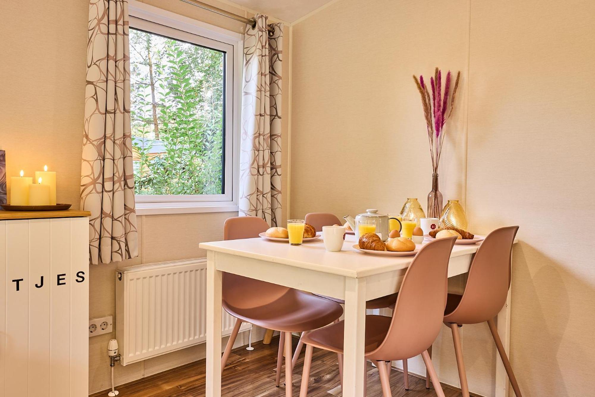 Chalet Huisje Bella Op De Veluwe Max 2 Volwassene ベークベーゲン エクステリア 写真